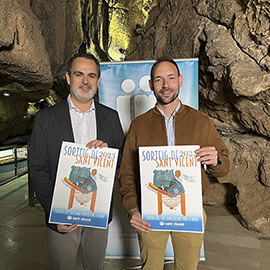 El Ayuntamiento de la Vall d´Uixó y la Caixa Sant Vicent se alían para promocionar les Coves de Sant Josep