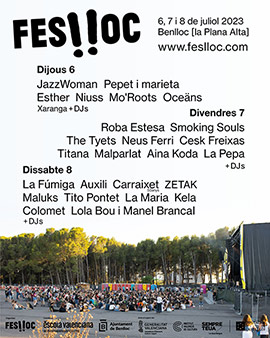 El Feslloc descobreix el seu cartell per dies