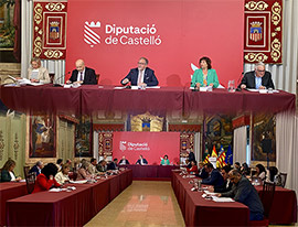 La Diputación de Castellón aprueba el plan de empleo provincial de 2023 con una dotación de 1,38 millones euros que discrimina positivamente a los pueblos afectados por los incendios