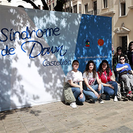 Síndrome de Down Castellón llena el centro de la ciudad de Inclusión Laboral