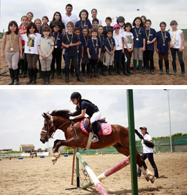 Jornada de saltos en el Club Hípico Mediterraneo. Fotos del campeonato social