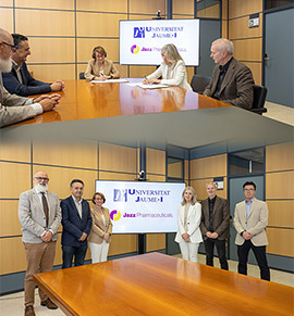 La UJI y Jazz Pharmaceuticals Iberia crean un aula para fomentar la generación de conocimiento y la investigación en el sector de las Neurociencias