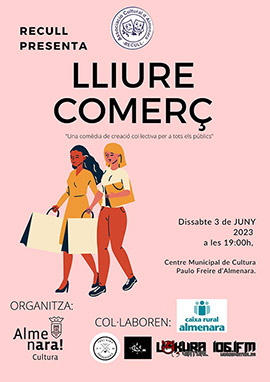 Recull representarán de la obra teatral ´Lliure Comerç´