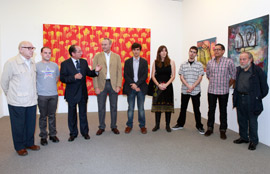 Inauguración de la exposición de los participantes en el programa Hàbitat  Artístic