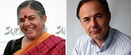 Rototom Sunsplash 2011: Debate nuclear Fukushima con Vendana  Shiva y Carlos Bravo