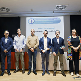La empresa AirBiometrics Advanced Solutions SL gana el premio al Talento Emprendedor en la categoría de aceleración empresarial UJI-Ayuntamiento de Castelló