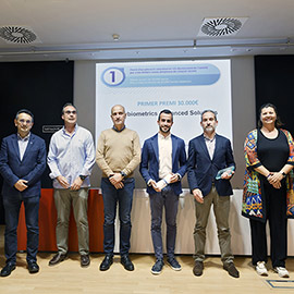 La empresa AirBiometrics Advanced Solutions SL gana el premio al Talento Emprendedor en la categoría de aceleración empresarial UJI-Ayuntamiento de Castelló