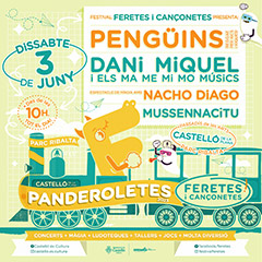 Pengüins y Dani Miquel encabezan el festival ´Panderoletes´ con música para toda la familia