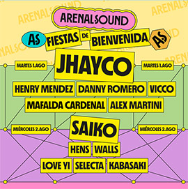 Arenal Sound lanza el cartel de las Fiestas de Bienvenida
