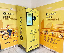 El nuevo sistema de reciclaje Reciclos llega al Centro Comercial Salera