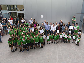 La Cátedra Reciplasa de Gestión de Residuos Urbanos de la UJI entrega los premios del concurso escolar «Què fem amb el fem?»