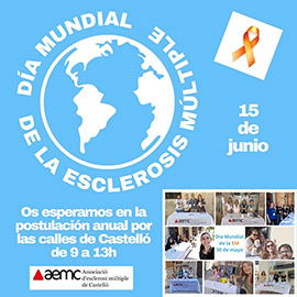 Celebración en Castelló del Día Mundial de la Esclerosis Múltiple