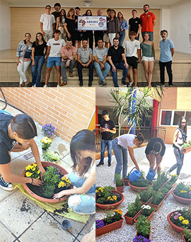 Estudiantes del Colegio San Cristóbal crean un '´Oasis de Mariposas´' para fomentar la biodiversidad local