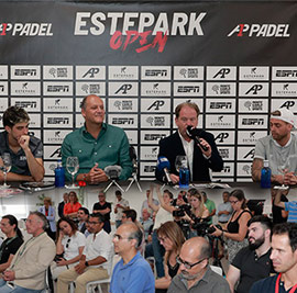 Presentación del Open Internacional de Pádel en Estepark