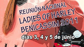 Reunión Nacional Ladies of Harley 3, 4 y 5 de junio en Benicàssim