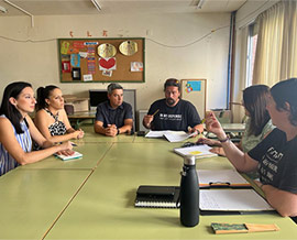 El Ayuntamiento informa a las direcciones del Mestre Canós y Sebastián Elcano del traslado a las aulas provisionales para acometer las obras