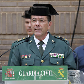 Toma de posesión del nuevo Coronel de la Comandancia de la Guardia Civil de Castellón, D. Ángel Gil Redondo