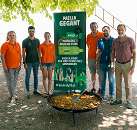 La colla Canya y la gaiata número 7, ganadoras de la campaña Vidre Vítol 2023