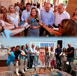 Cuca Gamarra y Carlos Mazón visitan Castellón