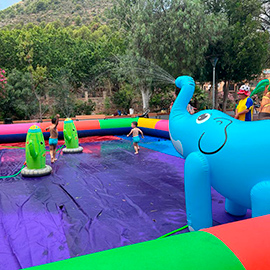 El Ayuntamiento de la Vall d’Uixó pone en marcha el parque acuático de la Fiesta del Agua