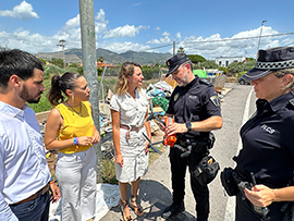 Begoña Carrasco: “Los cuatro drones de la Unidad de Protección Medioambiental y Animal de la Policía Local refuerzan la vigilancia para aplacar los vertidos incontrolados en la ciudad”