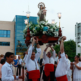Procesión marítima en honor a la Virgen del Carmen en el Grao de Castellón