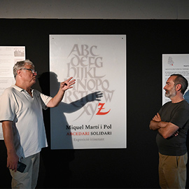 Muestra de homenaje a Miquel Martí i Pol, Abcedario solitario
