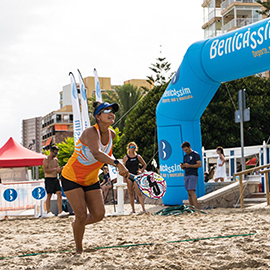 XIV Circuito Provincial de Beach Tenis Diputación de Castellón 2023, en Benicàssim el sábado 22 de julio