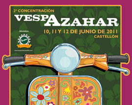 2ª concentración VESPAZAHAR 2011, 10, 11 y 12 de junio en Castellón