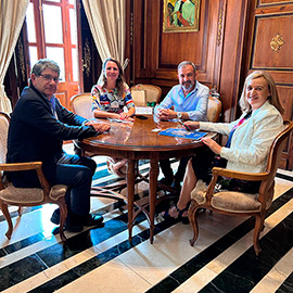 El ayuntamiento de Castellón estrecha lazos con la Fundación Universitat Jaume I-Empresa para que el talento joven encuentre empleo