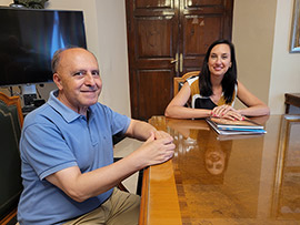 La concejala de Cultura y Educación se reúne con el presidente de la Asociación Española de Técnicos Cerámicos (ATC)