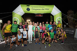 Oropesa del Mar celebra con éxito la séptima edición de la Night Run por la Vía Verde