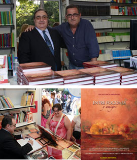 Se presentó en la Feria del libro de Madrid “Entre Fogones y Amigos” de Oscar García Fernández, ilustrado por el fotógrafo Pepe Lorite de Castellón y editado por Alianza Editorial.