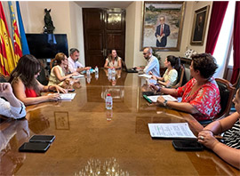 La alcaldesa de Castellón Begoña Carrasco anuncia la constitución de las diferentes Comisiones de Estudio