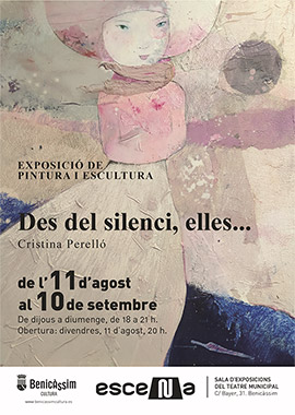 La artista Cristina Perelló expondrá su obra en Benicàssim con un homenaje a la ``infinidad de esencias femeninas que nacen en el silencio´´