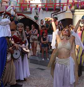 La Feria Medieval de Onda arranca con el pregón de inauguración en el portal de Sant Pere