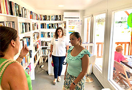 Cerca de 200 personas acuden en julio a las ‘bibliotecas del mar’ de las playas de Serradal, Gurugú y El Pinar  de Castellón