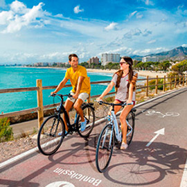 Benicàssim realiza más de 3.000 préstamos de bicicletas en periodo estival dentro de su apuesta por una movilidad sostenible y saludable