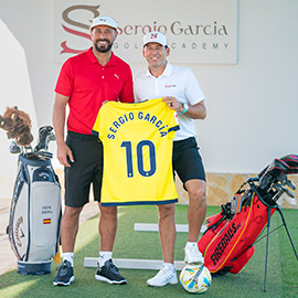 Acuerdo de colaboración del Villarreal CF con la academia de golf de Sergio García