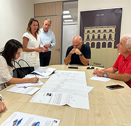 La alcaldesa Begoña Carrasco consensua con los vecinos del bulevar Blasco Ibáñez ´´la mejora del barrio que ellos desean´´
