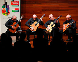 Concierto de Guitalian Quartet en el Certamen internacional de guitarra Francisco Tàrrega