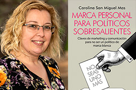 Carolina San Miguel, gana el Napolitan Victory Awards 2023 en la categoría de Mejor libro Político del Año