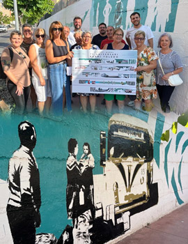 El Ayuntamiento de la Vall d´Uixó cuenta los 75 años de historia del barrio Toledo a través de un mural