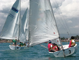 Los ocho mejores equipos de la Comunitat Valenciana se juegan la final de los Jocs Esportius de Vela este fin de semana