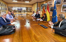 Rubén Ibáñez recibe a representantes de la empresa Ignis que invertirá 1.000 millones en el entorno del puerto
