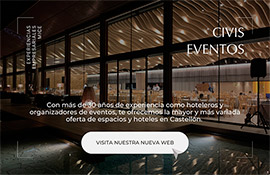 Civis Eventos presenta su nueva web