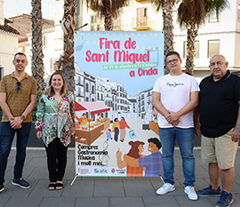 Presentación de la Fira de Sant Miquel en Onda