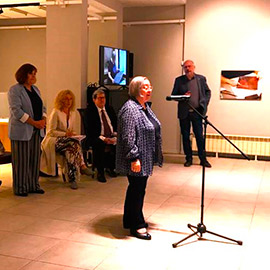 Inauguración en Bulgaria de la exposición de la artista castellonense Pilar Dolz, El oficio de grabar