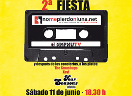 Fiesta de nomepierdoniuna con Josele Santiago el sábado 11 de junio en la sala Four Seasons