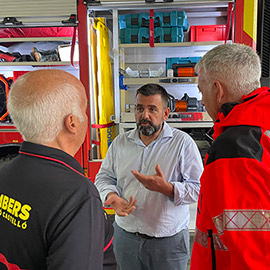 La Diputación de Castellón trabaja en la renovación y ampliación de la flota de vehículos del Consorcio Provincial de Bomberos